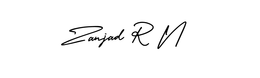 Also we have Zanjad R N name is the best signature style. Create professional handwritten signature collection using AmerikaSignatureDemo-Regular autograph style. Zanjad R N signature style 3 images and pictures png