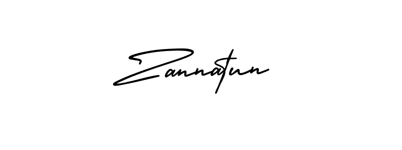Similarly AmerikaSignatureDemo-Regular is the best handwritten signature design. Signature creator online .You can use it as an online autograph creator for name Zannatun. Zannatun signature style 3 images and pictures png
