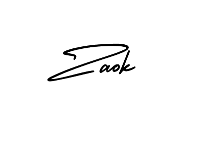 Similarly AmerikaSignatureDemo-Regular is the best handwritten signature design. Signature creator online .You can use it as an online autograph creator for name Zaok. Zaok signature style 3 images and pictures png