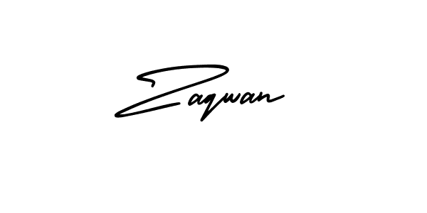 How to Draw Zaqwan signature style? AmerikaSignatureDemo-Regular is a latest design signature styles for name Zaqwan. Zaqwan signature style 3 images and pictures png
