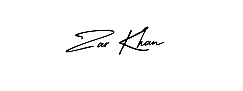 Make a beautiful signature design for name Zar Khan. Use this online signature maker to create a handwritten signature for free. Zar Khan signature style 3 images and pictures png