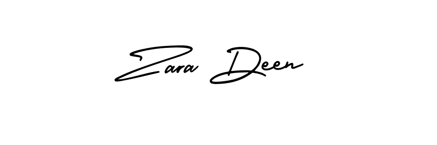 You should practise on your own different ways (AmerikaSignatureDemo-Regular) to write your name (Zara Deen) in signature. don't let someone else do it for you. Zara Deen signature style 3 images and pictures png