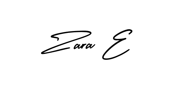 AmerikaSignatureDemo-Regular is a professional signature style that is perfect for those who want to add a touch of class to their signature. It is also a great choice for those who want to make their signature more unique. Get Zara E name to fancy signature for free. Zara E signature style 3 images and pictures png