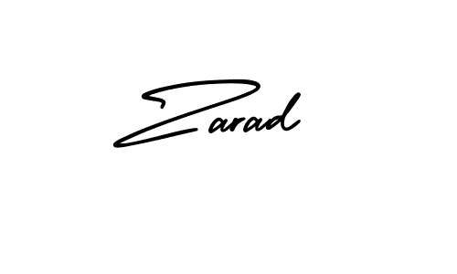 if you are searching for the best signature style for your name Zarad. so please give up your signature search. here we have designed multiple signature styles  using AmerikaSignatureDemo-Regular. Zarad signature style 3 images and pictures png