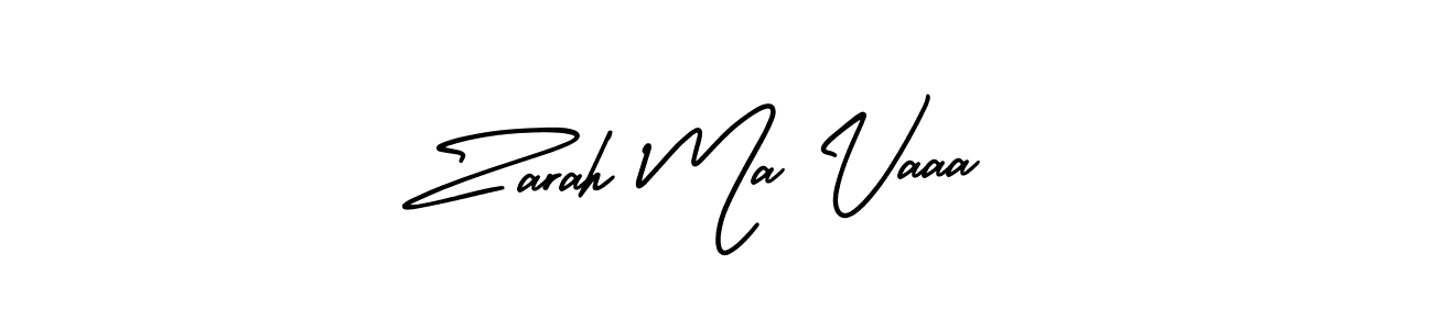 Also You can easily find your signature by using the search form. We will create Zarah Ma Vaaa name handwritten signature images for you free of cost using AmerikaSignatureDemo-Regular sign style. Zarah Ma Vaaa signature style 3 images and pictures png