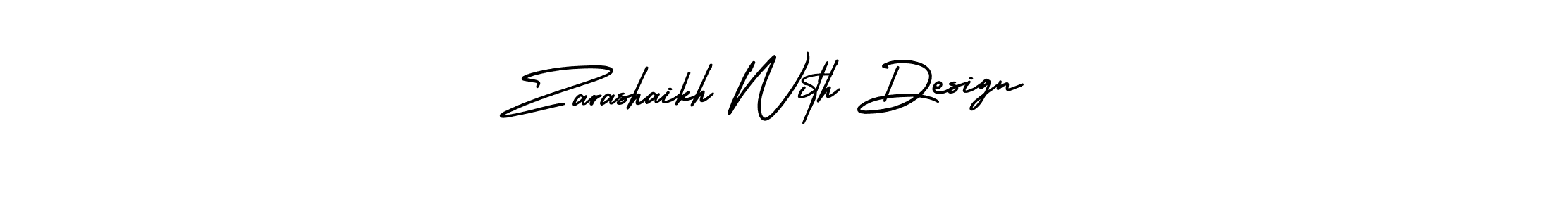 AmerikaSignatureDemo-Regular is a professional signature style that is perfect for those who want to add a touch of class to their signature. It is also a great choice for those who want to make their signature more unique. Get Zarashaikh With Design name to fancy signature for free. Zarashaikh With Design signature style 3 images and pictures png