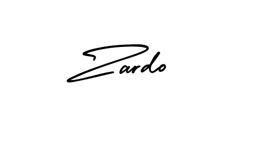 You should practise on your own different ways (AmerikaSignatureDemo-Regular) to write your name (Zardo) in signature. don't let someone else do it for you. Zardo signature style 3 images and pictures png