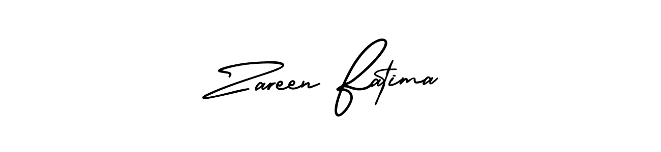 Similarly AmerikaSignatureDemo-Regular is the best handwritten signature design. Signature creator online .You can use it as an online autograph creator for name Zareen Fatima. Zareen Fatima signature style 3 images and pictures png