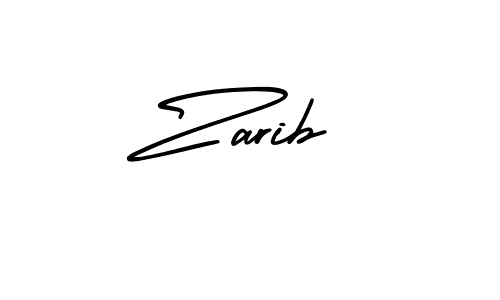 Best and Professional Signature Style for Zarib. AmerikaSignatureDemo-Regular Best Signature Style Collection. Zarib signature style 3 images and pictures png