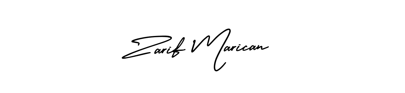 It looks lik you need a new signature style for name Zarif Marican. Design unique handwritten (AmerikaSignatureDemo-Regular) signature with our free signature maker in just a few clicks. Zarif Marican signature style 3 images and pictures png