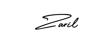 Once you've used our free online signature maker to create your best signature AmerikaSignatureDemo-Regular style, it's time to enjoy signing your documents with Zaril name. Zaril signature style 3 images and pictures png