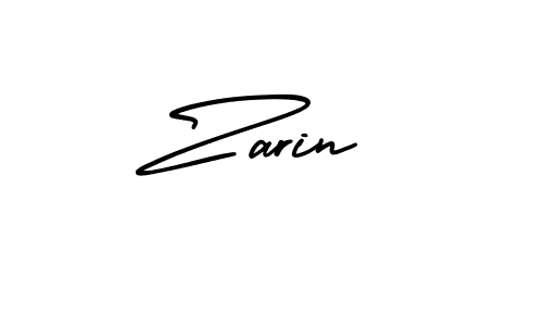 Create a beautiful signature design for name Zarin. With this signature (AmerikaSignatureDemo-Regular) fonts, you can make a handwritten signature for free. Zarin signature style 3 images and pictures png