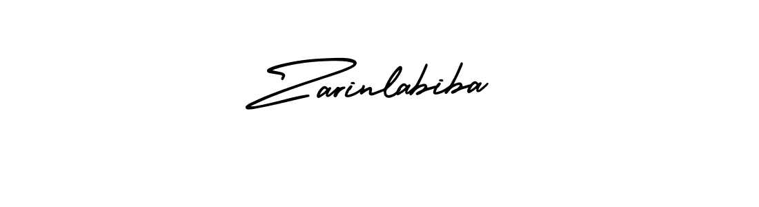 AmerikaSignatureDemo-Regular is a professional signature style that is perfect for those who want to add a touch of class to their signature. It is also a great choice for those who want to make their signature more unique. Get Zarinlabiba name to fancy signature for free. Zarinlabiba signature style 3 images and pictures png