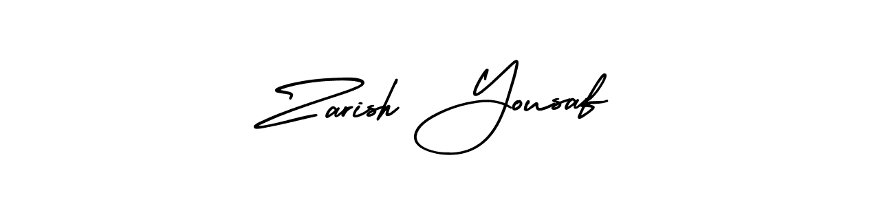 Also You can easily find your signature by using the search form. We will create Zarish Yousaf name handwritten signature images for you free of cost using AmerikaSignatureDemo-Regular sign style. Zarish Yousaf signature style 3 images and pictures png