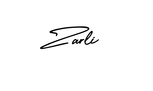 Make a beautiful signature design for name Zarli. Use this online signature maker to create a handwritten signature for free. Zarli signature style 3 images and pictures png