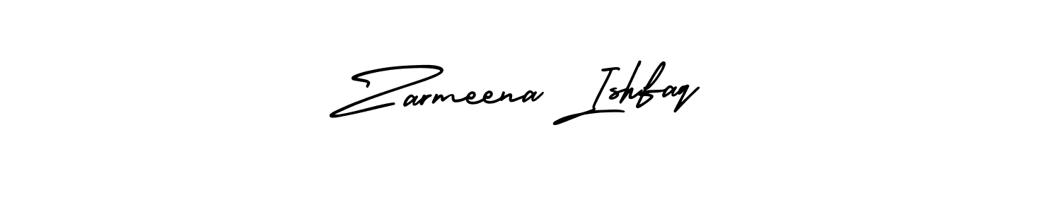 See photos of Zarmeena Ishfaq official signature by Spectra . Check more albums & portfolios. Read reviews & check more about AmerikaSignatureDemo-Regular font. Zarmeena Ishfaq signature style 3 images and pictures png
