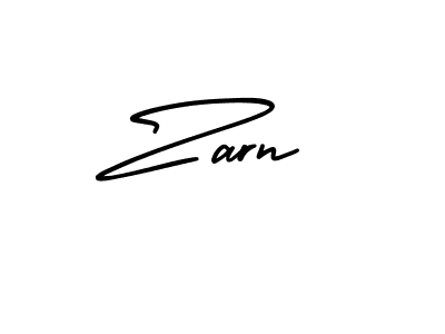 Use a signature maker to create a handwritten signature online. With this signature software, you can design (AmerikaSignatureDemo-Regular) your own signature for name Zarn. Zarn signature style 3 images and pictures png