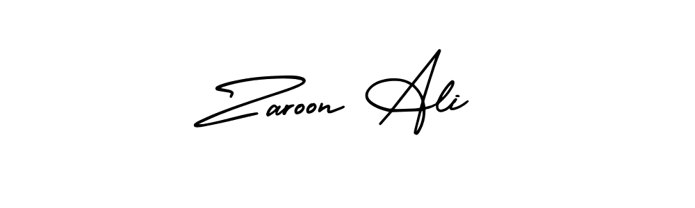 Make a beautiful signature design for name Zaroon Ali. Use this online signature maker to create a handwritten signature for free. Zaroon Ali signature style 3 images and pictures png