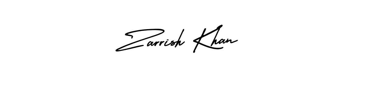How to make Zarrish Khan signature? AmerikaSignatureDemo-Regular is a professional autograph style. Create handwritten signature for Zarrish Khan name. Zarrish Khan signature style 3 images and pictures png