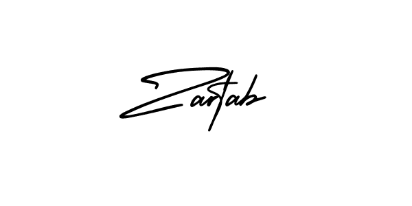 Make a beautiful signature design for name Zartab. Use this online signature maker to create a handwritten signature for free. Zartab signature style 3 images and pictures png