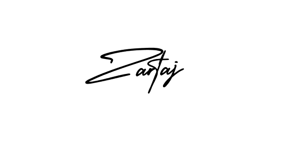 You should practise on your own different ways (AmerikaSignatureDemo-Regular) to write your name (Zartaj) in signature. don't let someone else do it for you. Zartaj signature style 3 images and pictures png