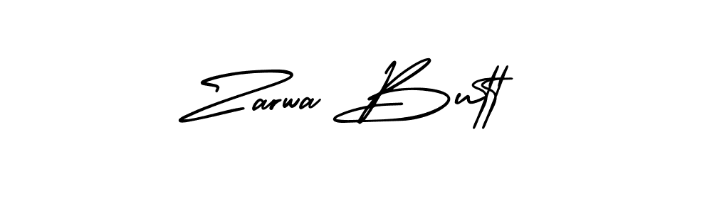 Design your own signature with our free online signature maker. With this signature software, you can create a handwritten (AmerikaSignatureDemo-Regular) signature for name Zarwa Butt. Zarwa Butt signature style 3 images and pictures png