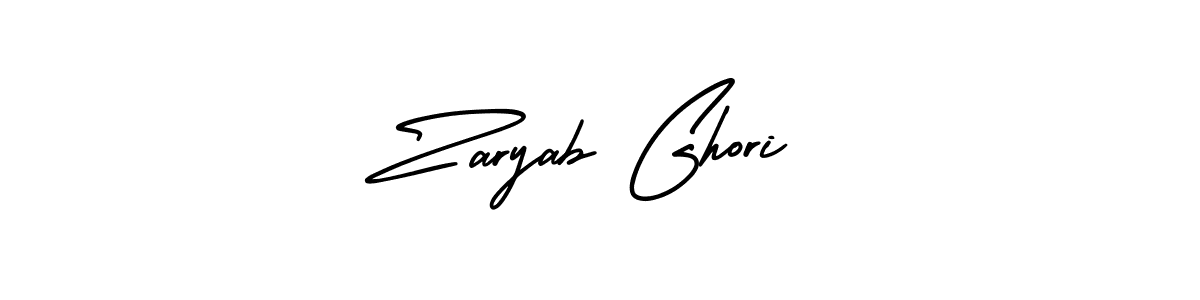 Check out images of Autograph of Zaryab Ghori name. Actor Zaryab Ghori Signature Style. AmerikaSignatureDemo-Regular is a professional sign style online. Zaryab Ghori signature style 3 images and pictures png