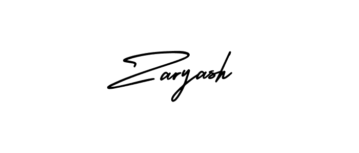 AmerikaSignatureDemo-Regular is a professional signature style that is perfect for those who want to add a touch of class to their signature. It is also a great choice for those who want to make their signature more unique. Get Zaryash name to fancy signature for free. Zaryash signature style 3 images and pictures png