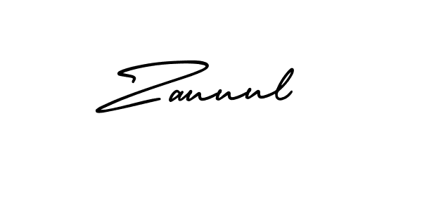 Design your own signature with our free online signature maker. With this signature software, you can create a handwritten (AmerikaSignatureDemo-Regular) signature for name Zauuul. Zauuul signature style 3 images and pictures png