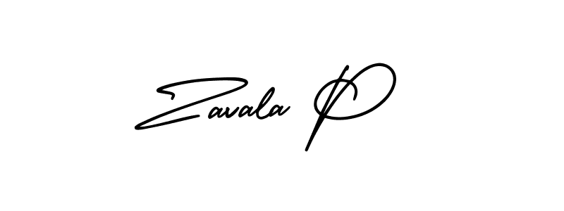 It looks lik you need a new signature style for name Zavala P. Design unique handwritten (AmerikaSignatureDemo-Regular) signature with our free signature maker in just a few clicks. Zavala P signature style 3 images and pictures png