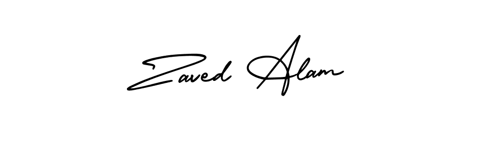 Here are the top 10 professional signature styles for the name Zaved Alam. These are the best autograph styles you can use for your name. Zaved Alam signature style 3 images and pictures png