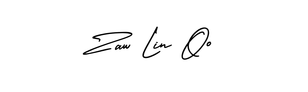 Create a beautiful signature design for name Zaw Lin Oo. With this signature (AmerikaSignatureDemo-Regular) fonts, you can make a handwritten signature for free. Zaw Lin Oo signature style 3 images and pictures png