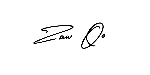 Make a beautiful signature design for name Zaw Oo. Use this online signature maker to create a handwritten signature for free. Zaw Oo signature style 3 images and pictures png