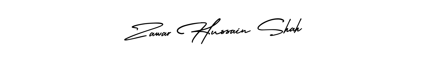 Make a beautiful signature design for name Zawar Hussain Shah. Use this online signature maker to create a handwritten signature for free. Zawar Hussain Shah signature style 3 images and pictures png