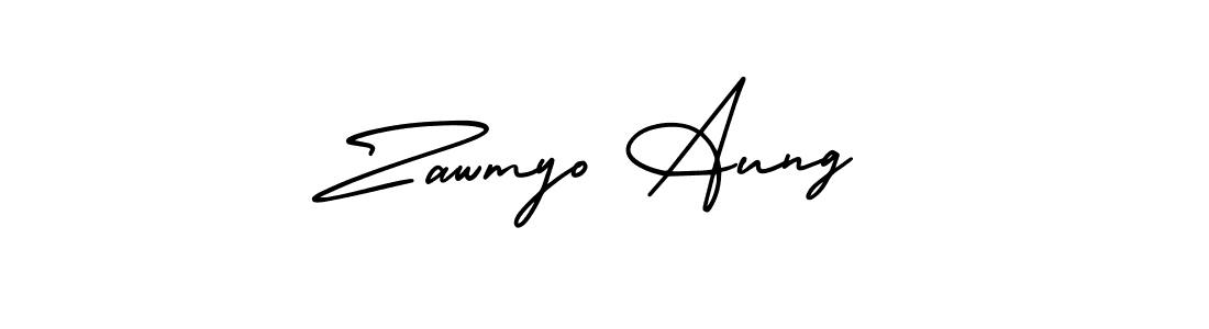 How to Draw Zawmyo Aung signature style? AmerikaSignatureDemo-Regular is a latest design signature styles for name Zawmyo Aung. Zawmyo Aung signature style 3 images and pictures png