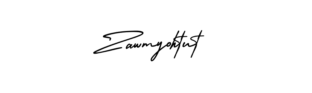 Also we have Zawmyohtut name is the best signature style. Create professional handwritten signature collection using AmerikaSignatureDemo-Regular autograph style. Zawmyohtut signature style 3 images and pictures png