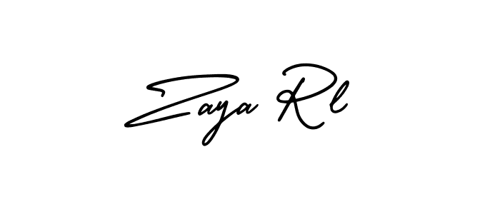 Make a short Zaya Rl signature style. Manage your documents anywhere anytime using AmerikaSignatureDemo-Regular. Create and add eSignatures, submit forms, share and send files easily. Zaya Rl signature style 3 images and pictures png