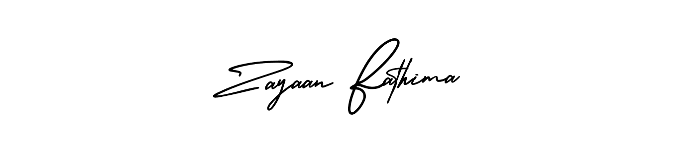 This is the best signature style for the Zayaan Fathima name. Also you like these signature font (AmerikaSignatureDemo-Regular). Mix name signature. Zayaan Fathima signature style 3 images and pictures png