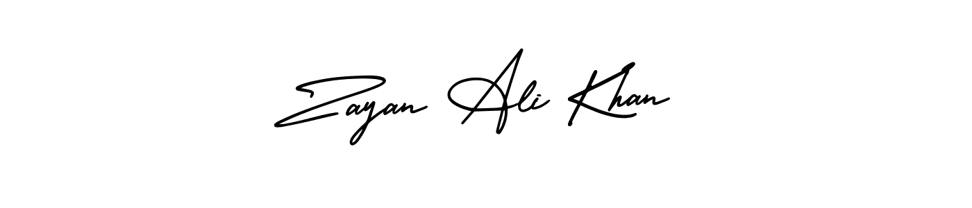 How to Draw Zayan Ali Khan signature style? AmerikaSignatureDemo-Regular is a latest design signature styles for name Zayan Ali Khan. Zayan Ali Khan signature style 3 images and pictures png