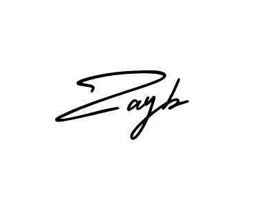 Make a beautiful signature design for name Zayb. Use this online signature maker to create a handwritten signature for free. Zayb signature style 3 images and pictures png