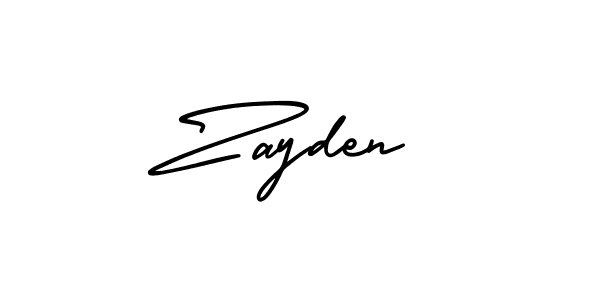 How to make Zayden signature? AmerikaSignatureDemo-Regular is a professional autograph style. Create handwritten signature for Zayden name. Zayden signature style 3 images and pictures png