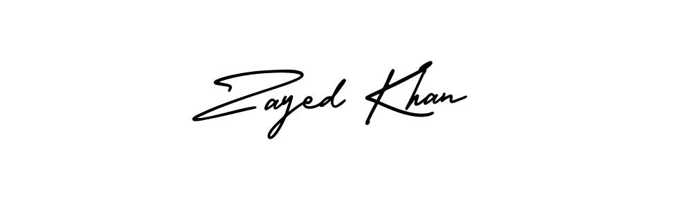 Also You can easily find your signature by using the search form. We will create Zayed Khan name handwritten signature images for you free of cost using AmerikaSignatureDemo-Regular sign style. Zayed Khan signature style 3 images and pictures png