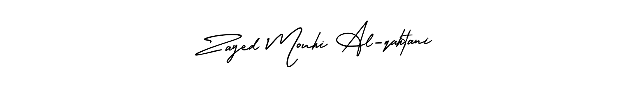 Make a beautiful signature design for name Zayed Mouhi Al-qahtani. Use this online signature maker to create a handwritten signature for free. Zayed Mouhi Al-qahtani signature style 3 images and pictures png