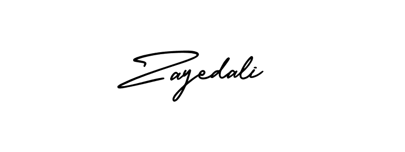 Similarly AmerikaSignatureDemo-Regular is the best handwritten signature design. Signature creator online .You can use it as an online autograph creator for name Zayedali. Zayedali signature style 3 images and pictures png