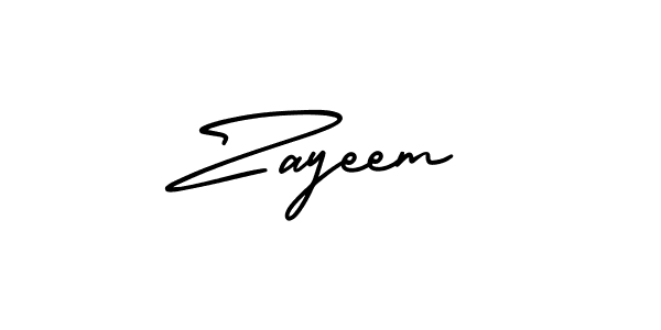 AmerikaSignatureDemo-Regular is a professional signature style that is perfect for those who want to add a touch of class to their signature. It is also a great choice for those who want to make their signature more unique. Get Zayeem name to fancy signature for free. Zayeem signature style 3 images and pictures png
