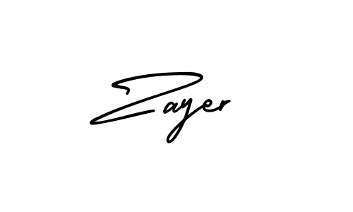 How to make Zayer signature? AmerikaSignatureDemo-Regular is a professional autograph style. Create handwritten signature for Zayer name. Zayer signature style 3 images and pictures png