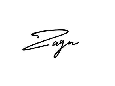 Zayn stylish signature style. Best Handwritten Sign (AmerikaSignatureDemo-Regular) for my name. Handwritten Signature Collection Ideas for my name Zayn. Zayn signature style 3 images and pictures png