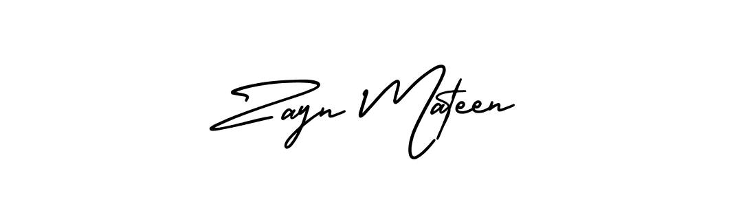 It looks lik you need a new signature style for name Zayn Mateen. Design unique handwritten (AmerikaSignatureDemo-Regular) signature with our free signature maker in just a few clicks. Zayn Mateen signature style 3 images and pictures png