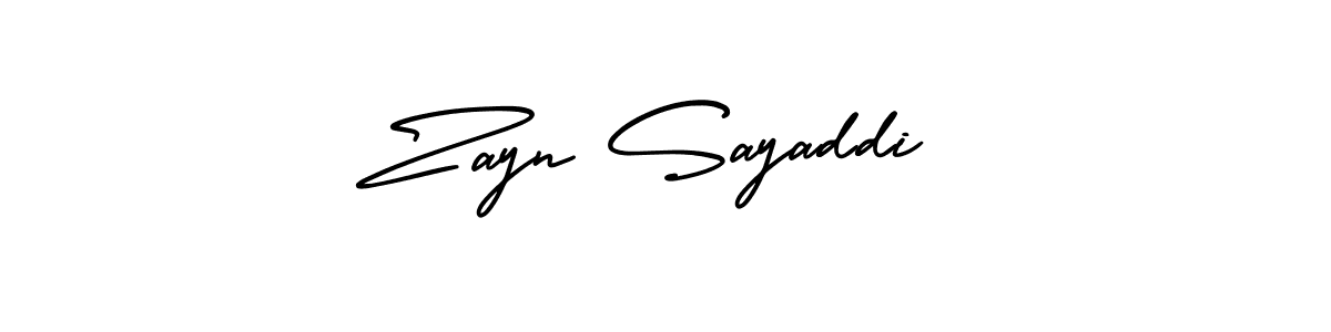 Use a signature maker to create a handwritten signature online. With this signature software, you can design (AmerikaSignatureDemo-Regular) your own signature for name Zayn Sayaddi. Zayn Sayaddi signature style 3 images and pictures png