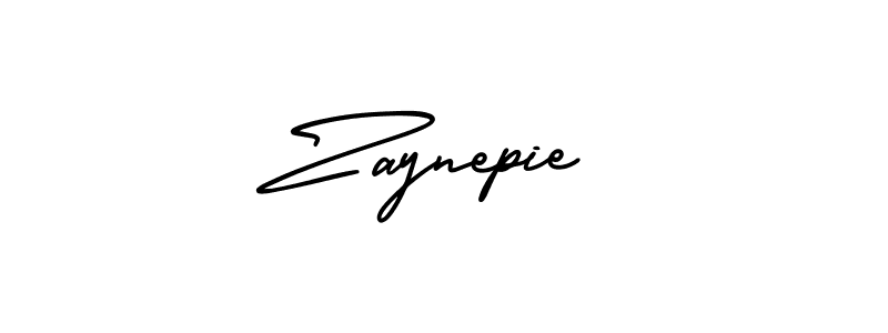 Make a beautiful signature design for name Zaynepie. With this signature (AmerikaSignatureDemo-Regular) style, you can create a handwritten signature for free. Zaynepie signature style 3 images and pictures png